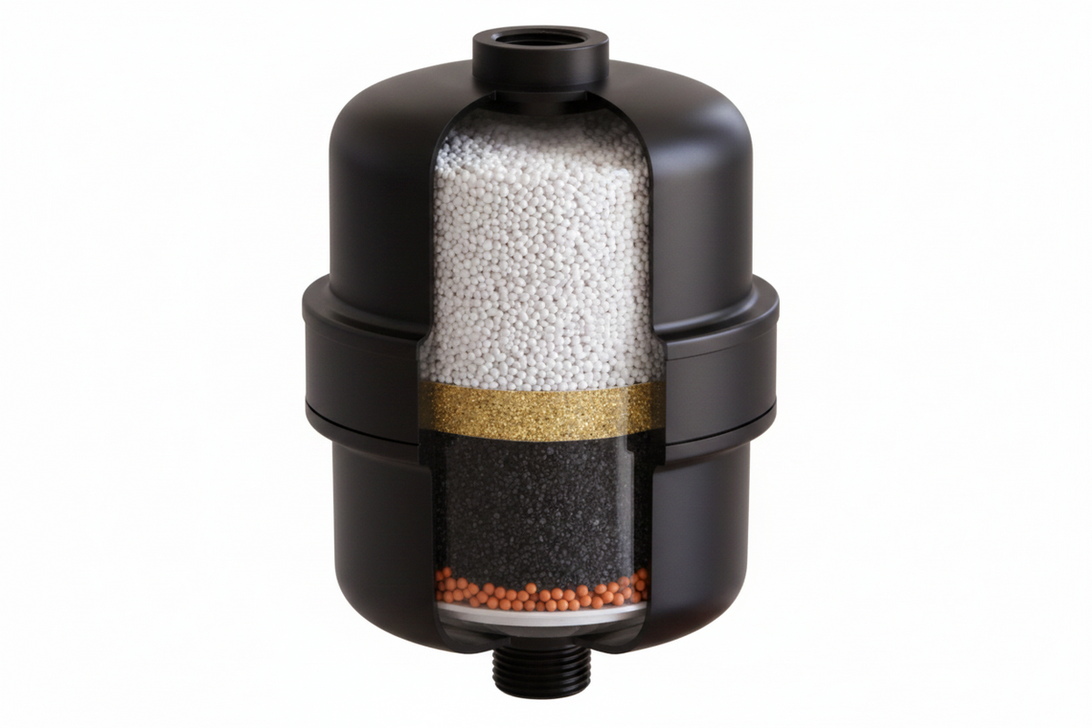 Alcaline Shower Filter Negro