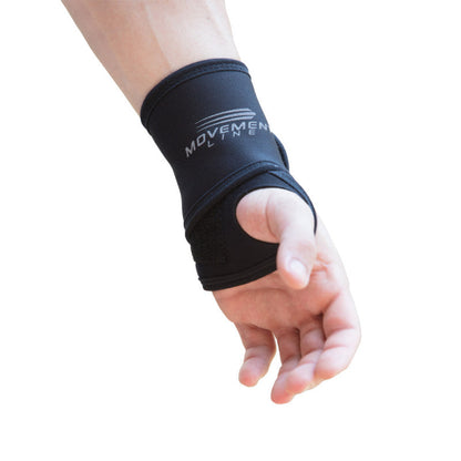 Muñequera Ajustable con Dedal - Wrist Band FIR - Negra