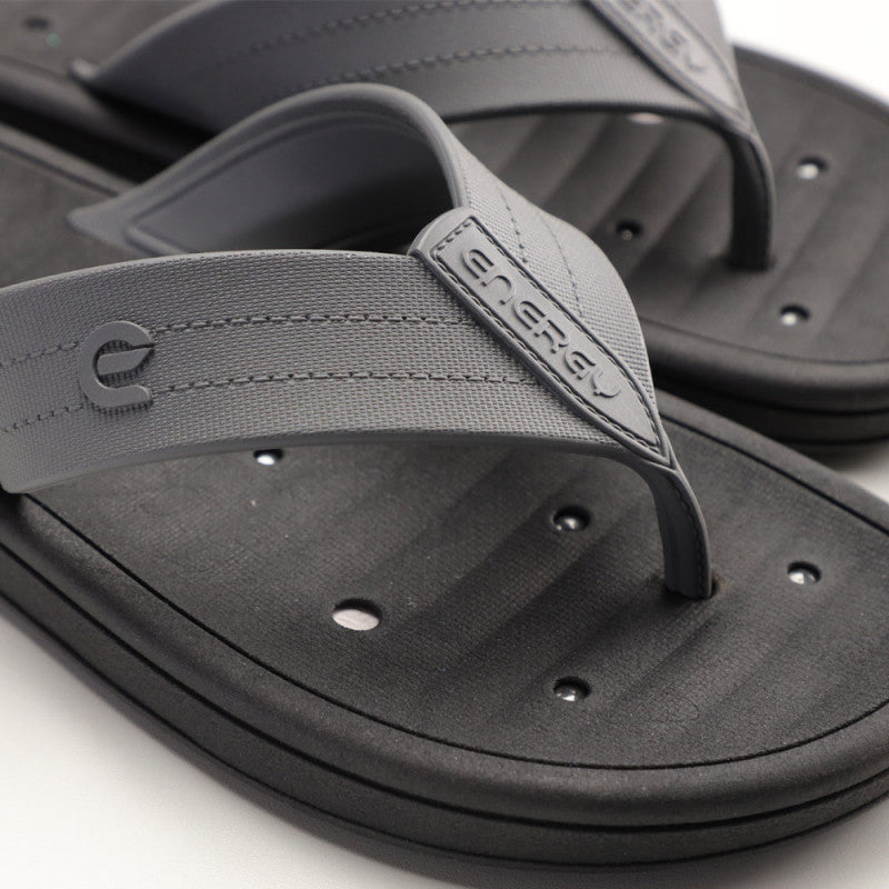 Zapatilla Slippers FIR Masculino - Negro/Gris
